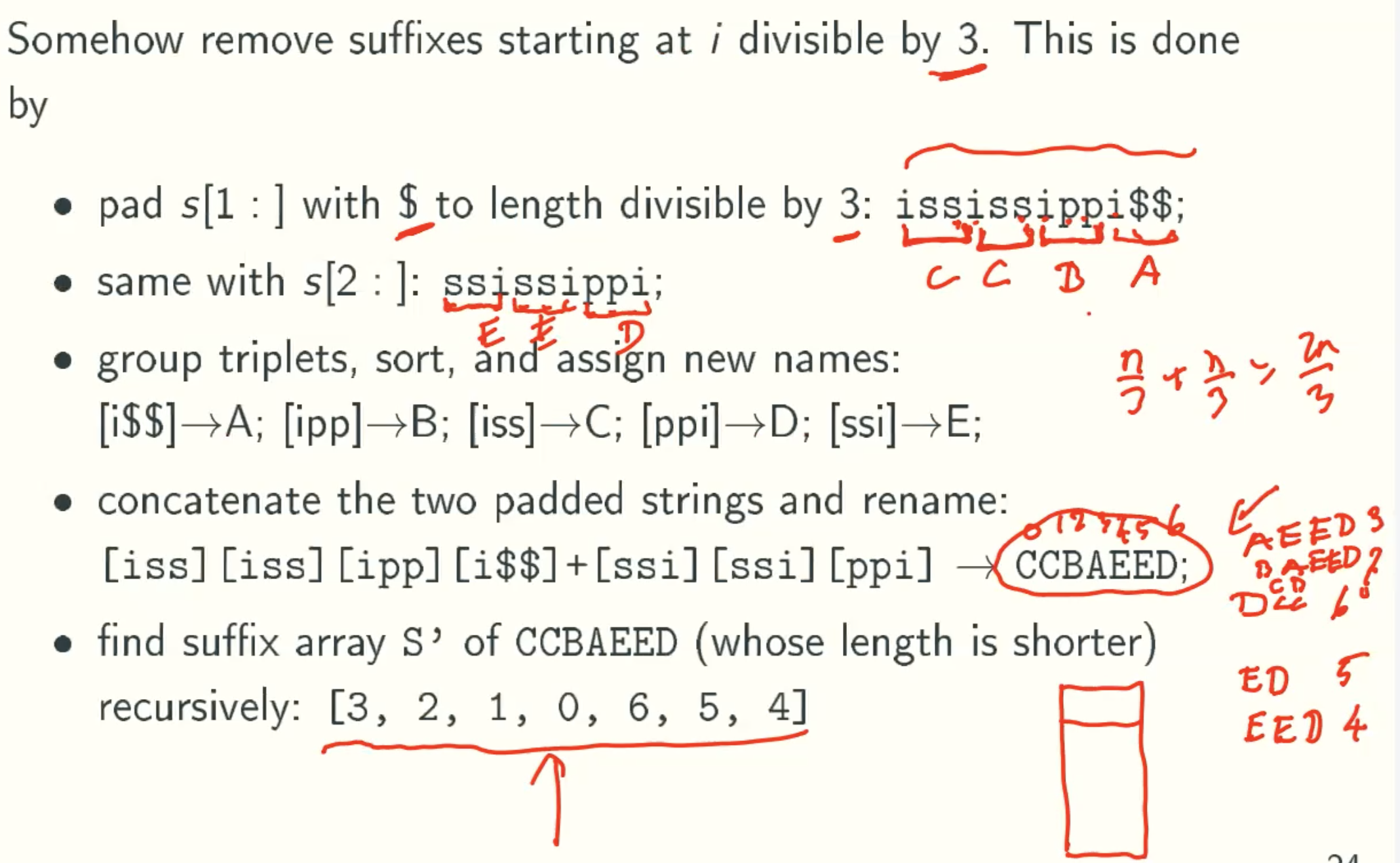 recursively