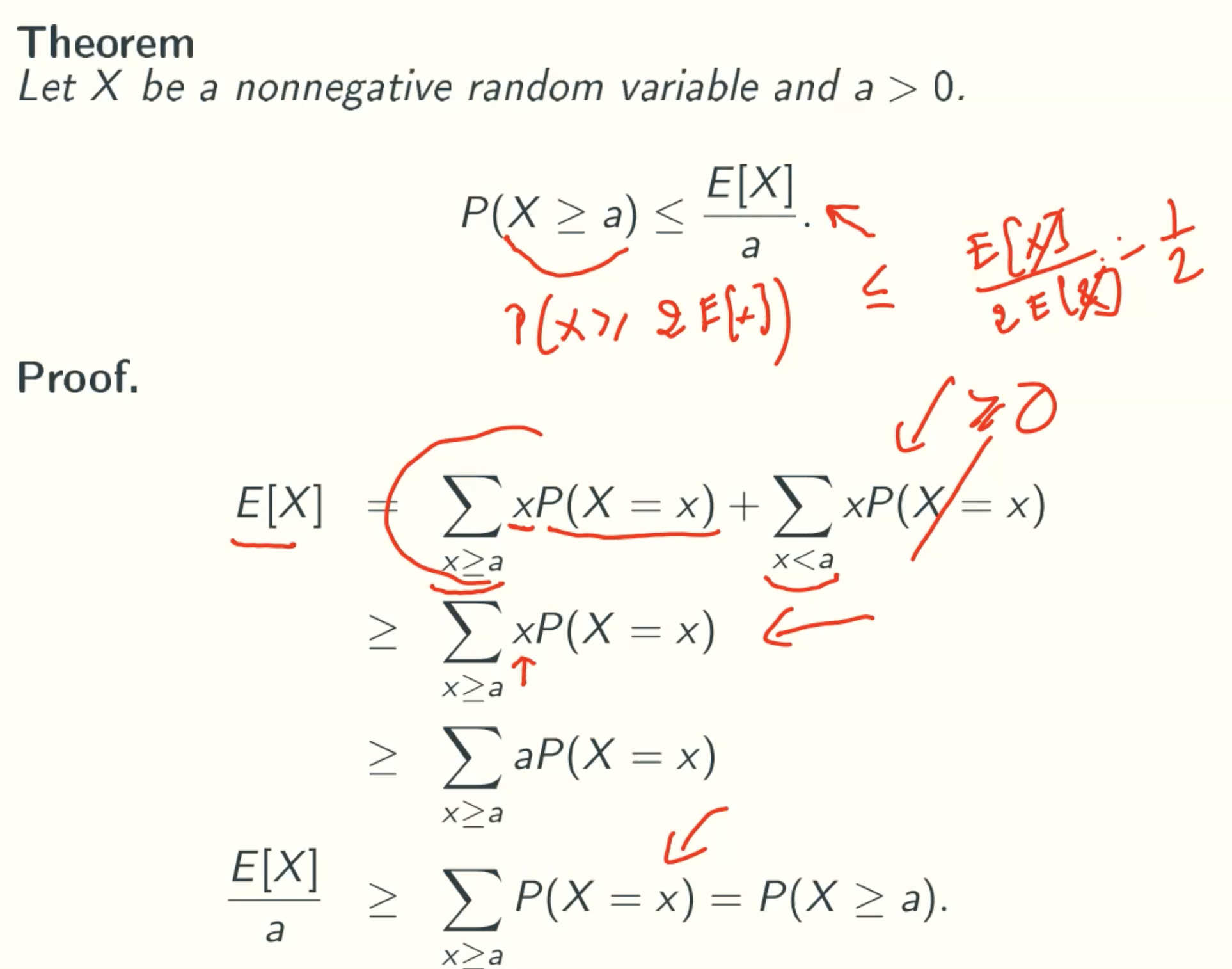 Markov's Inequality